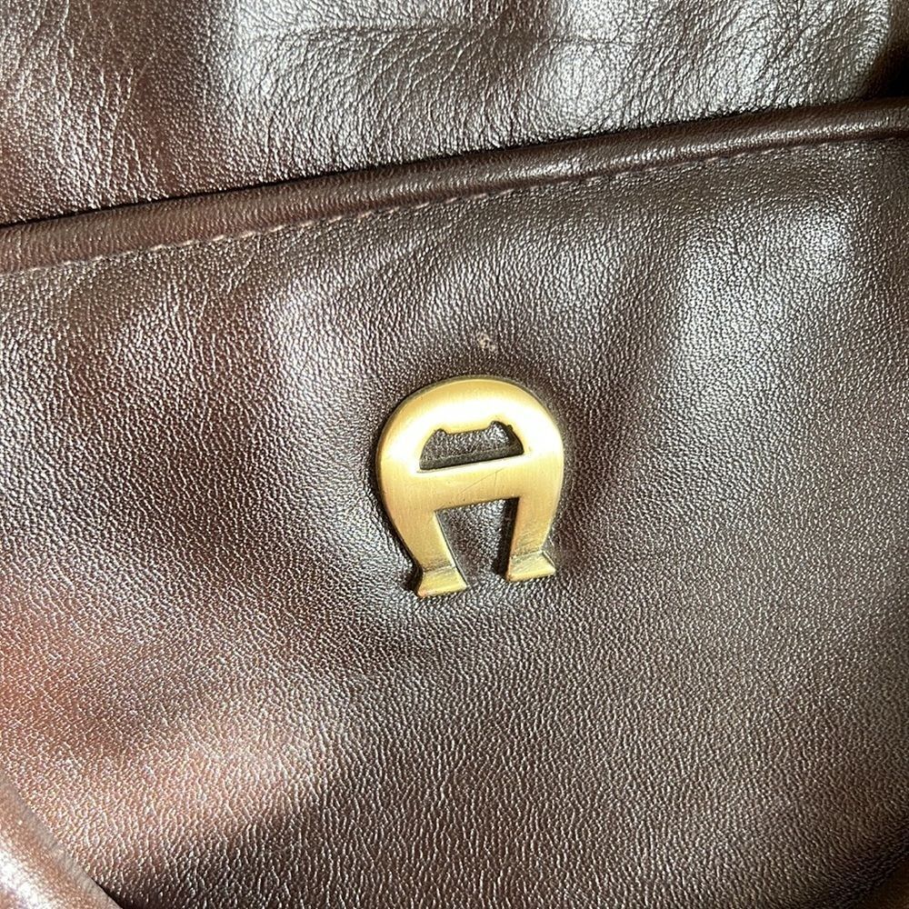 Etienne Aigner Mink Brown Soft Leather Handbag VTG? - Picture 2 of 12